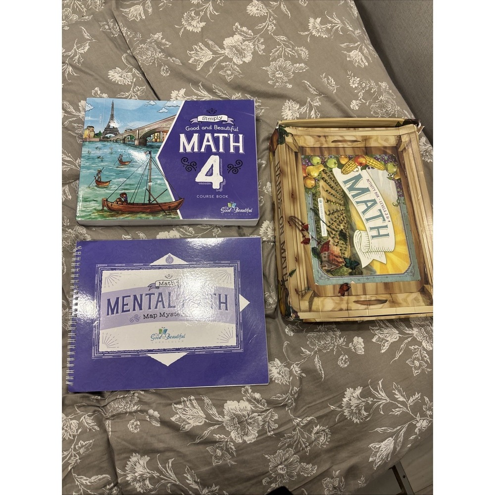 The Good and the Beautiful Math 4 Course Book Mental & Activity Box Homeschool